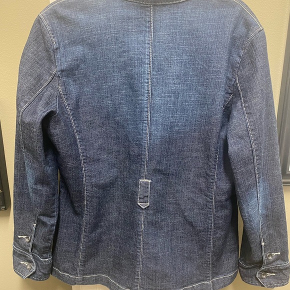 Chico’s Platinum Denim Jacket - Picture 4 of 7